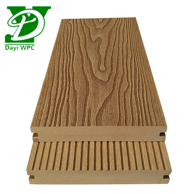 140x23mm chống nước Composite Decking Thảm thạch composite Decking cho không gian ngoài trời
