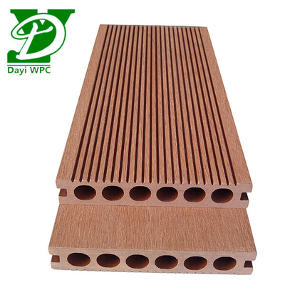 Độ bền cao WPC Solid Decking 8 Màu chuẩn Đặt dễ dàng