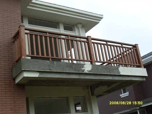 Chống nước WPC Composite hàng rào WPC bảng cho cổng tùy chỉnh