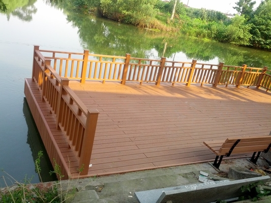 Chống nước WPC Composite hàng rào WPC bảng cho cổng tùy chỉnh