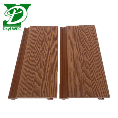 156 * 21mm Wpc bên ngoài tường bảng môi trường thân thiện chống nấm mốc