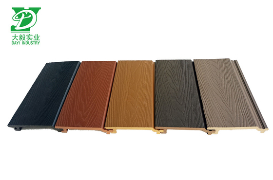156 * 21mm Wpc bên ngoài tường bảng môi trường thân thiện chống nấm mốc