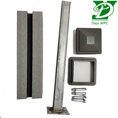 Tự chỉnh vườn WPC hàng rào gỗ nhựa cho sự riêng tư chống xói mòn