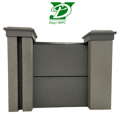Tự chỉnh vườn WPC hàng rào gỗ nhựa cho sự riêng tư chống xói mòn
