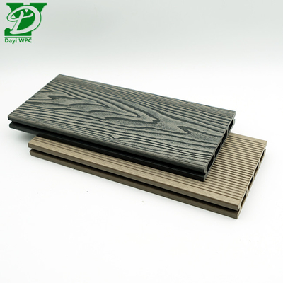 Phân phối đa năng lõi rỗng Composite Decking Deep Embossed WPC